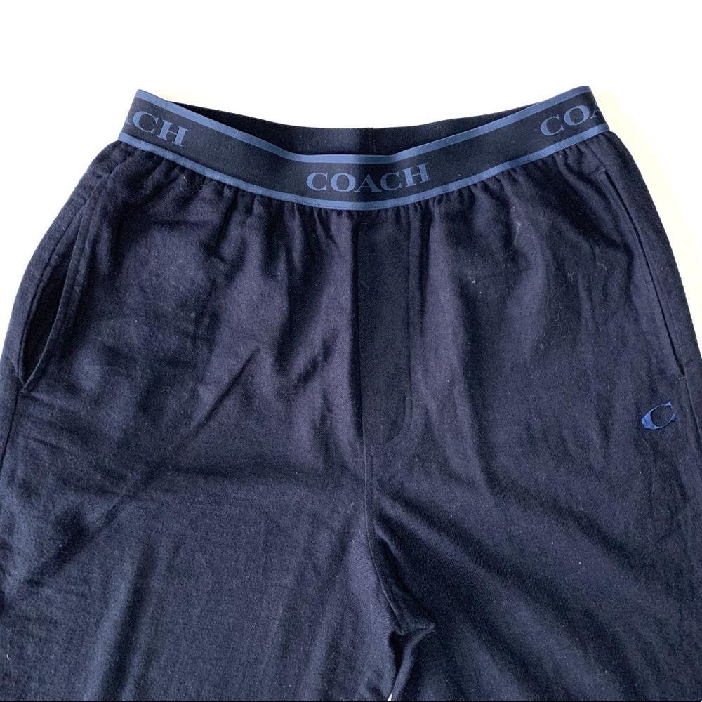 NWT Coach Navy Cotton Pajama Pant - Picture 6 of 6